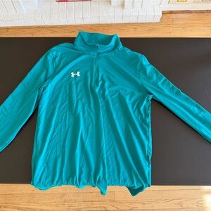 Under Armour Teal Athletic Quarter-Zip Jacket